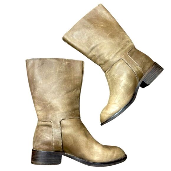 Cole Haan | Air Leora Mid‎ Calf Leather Boots Sz 6.5 Pull On - Picture 3 of 9